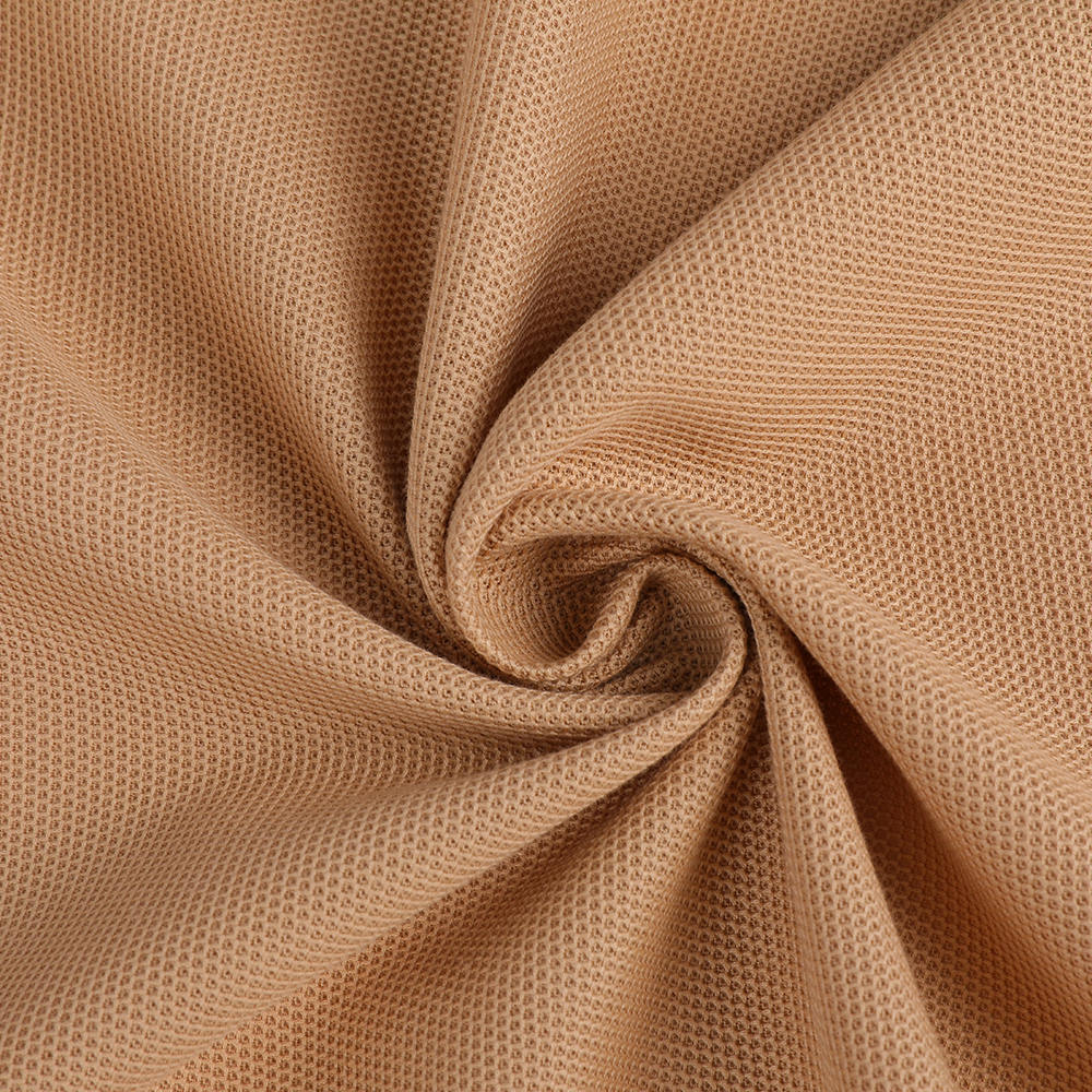 Ademend huidvriendelijke Suppima Cotton Pique Mesh Liquid ammoniak Polo LA Fabric