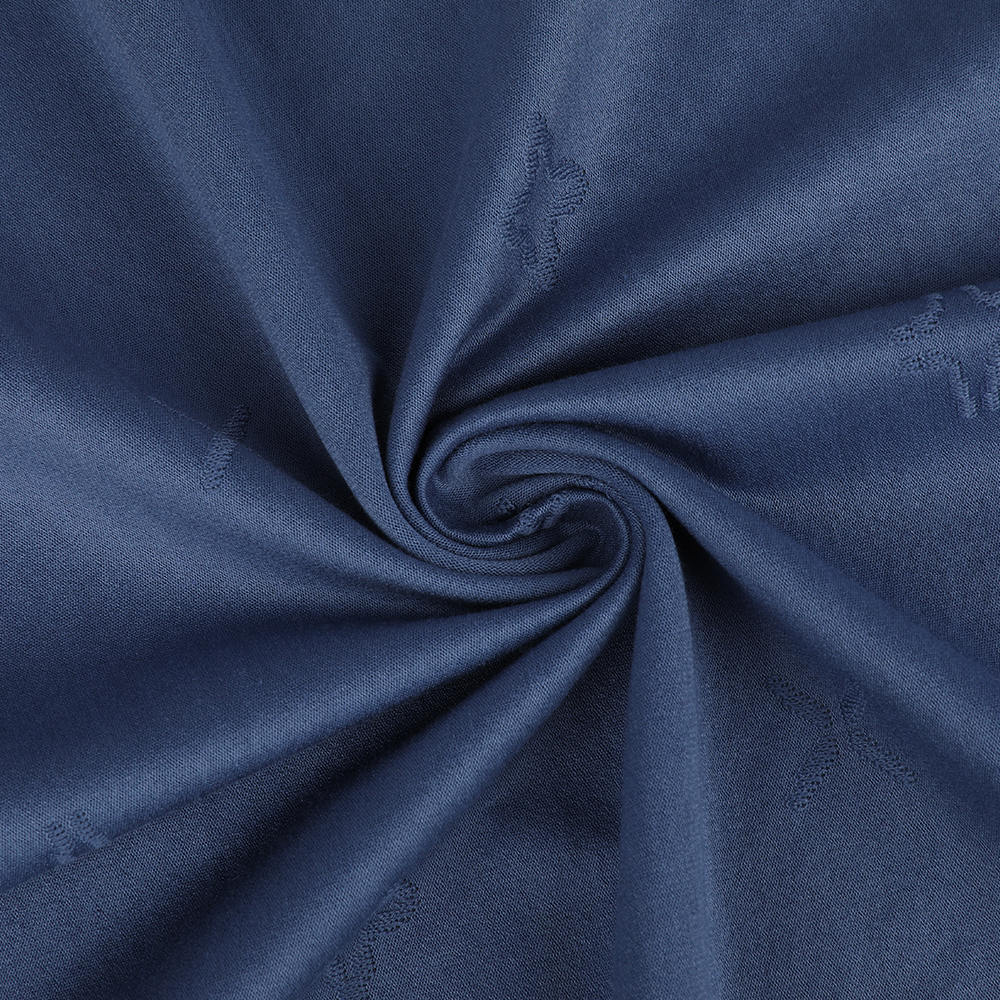Jacquard Transfer gebreide zachte huidvriendelijke merceriseerde ademende stof