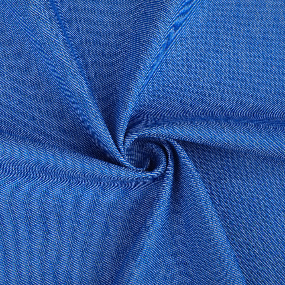 Eenzijdige Jacquard Twill Soft Wool Shirt-stof