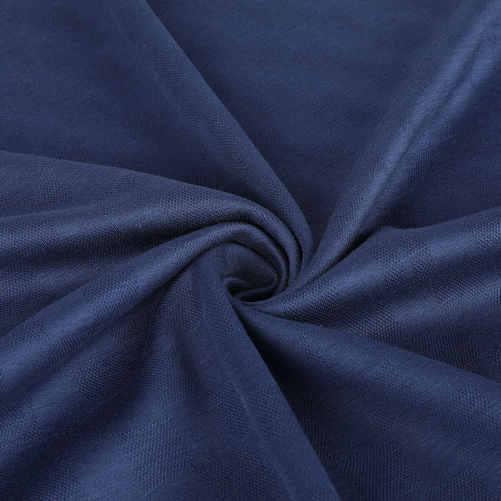 Dubbele jacquard zachte huidvriendelijke 30/70 moerbei zijde katoen stof