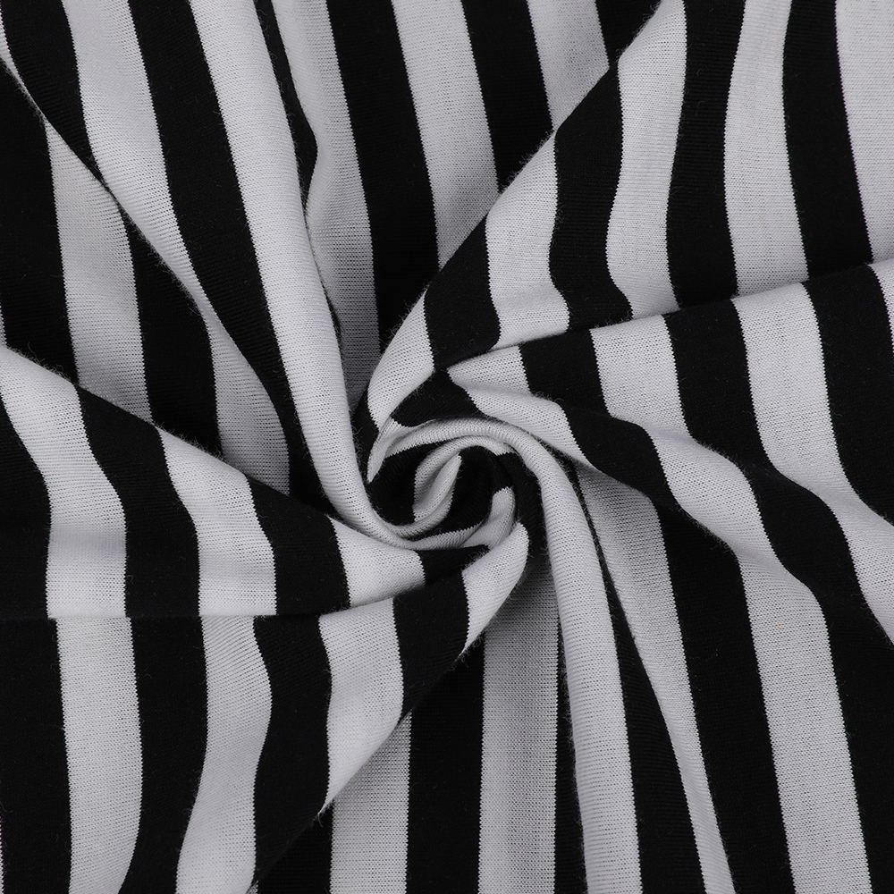 Jersey comfortabele milieuvriendelijke strip dame gebreide zweetstof